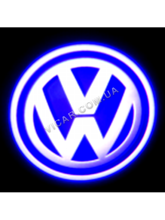 Логотип led в карту дверей Volkswagen